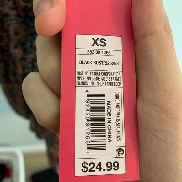 NWT Black Floral Off the Shoulder Romper - Picture 4 of 4